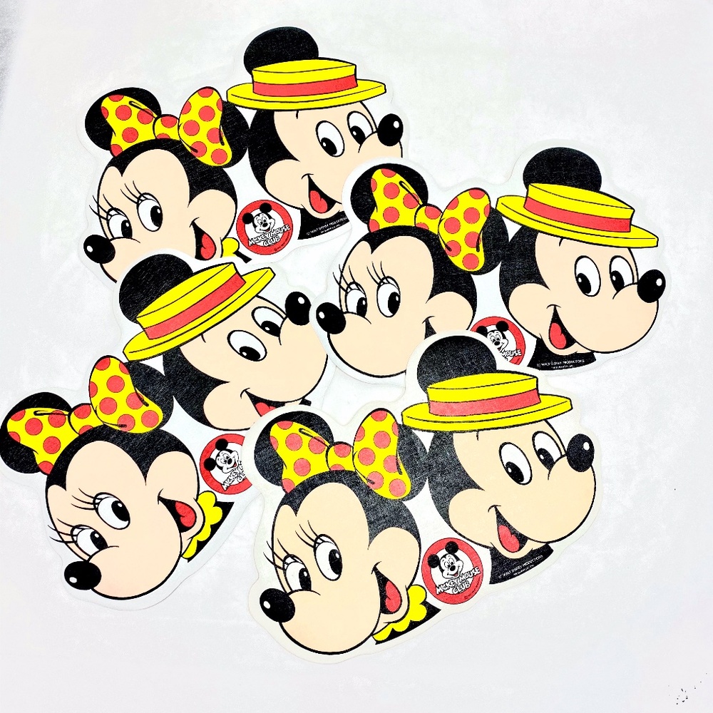 Vintage Mickey Mouse Club Placemats Minnie Set 4 - Picture 1 of 7